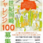 愛知県三河支部：新世紀岡崎チャレンジ１００募集要項Ｐ１